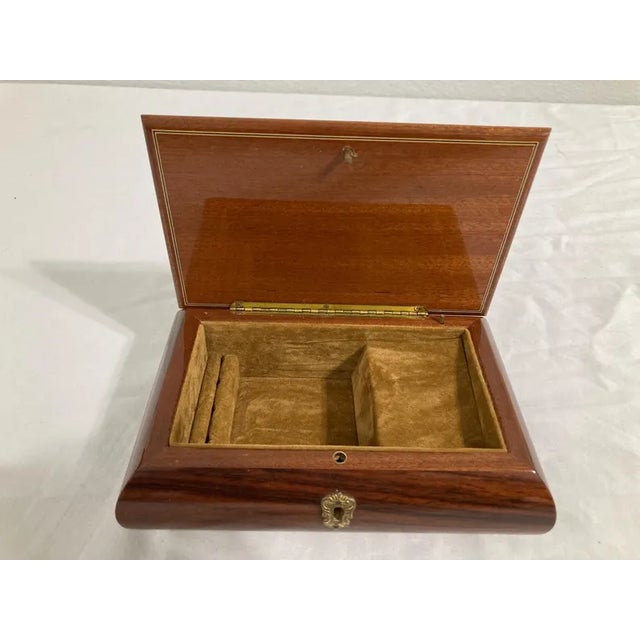 Vintage Reuge Swiss Musical Jewelry Box For Sale In Orlando - Image 6 of 6