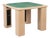 Lacquered Wood and Green Felt Game Table by Pierluigi Molinari for Pozzi, 1970s For Sale
