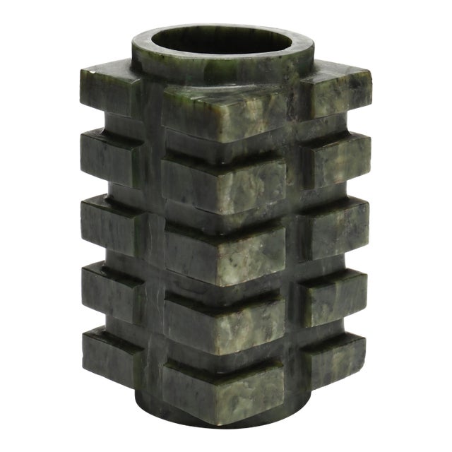 Antique Chinese Nephrite Jade Cong For Sale