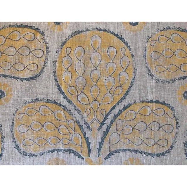 Beautiful and bold hand printed linen/hemp designer fabric from Peter Fasano. Fabulous neutral colorway....perfect for a...