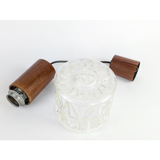 Wood Mid-Century Scandinavian-Style Lantern, 1960s For Sale - Image 7 of 10