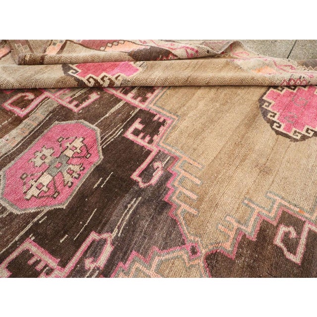 Galerie Shabab Collection Mid-20th Century Turkish Anatolian Room Size Carpet For Sale - Image 10 of 10
