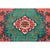 English Mid-Century Vintage Turkish Oushak Rug in Coral and Green, 3’7” X 6’9 For Sale - Image 3 of 3