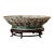 Antique Chinese Scholar's Famille Rose Porcelain Brush Washer, 19th C Qing Dynasty For Sale