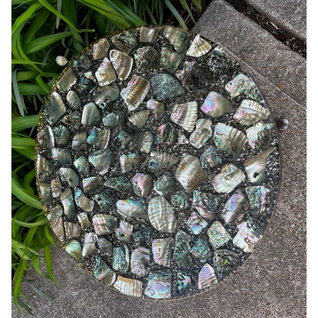 Abalone MCM Side Table For Sale In Saint Louis - Image 6 of 9
