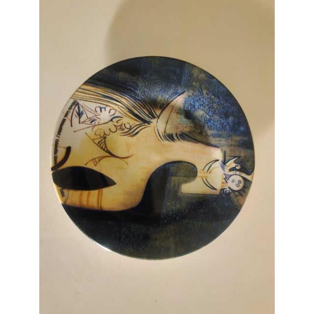 Set of three rare Museo Bellas Artes Cuba modern artist plates. ---MidModMed