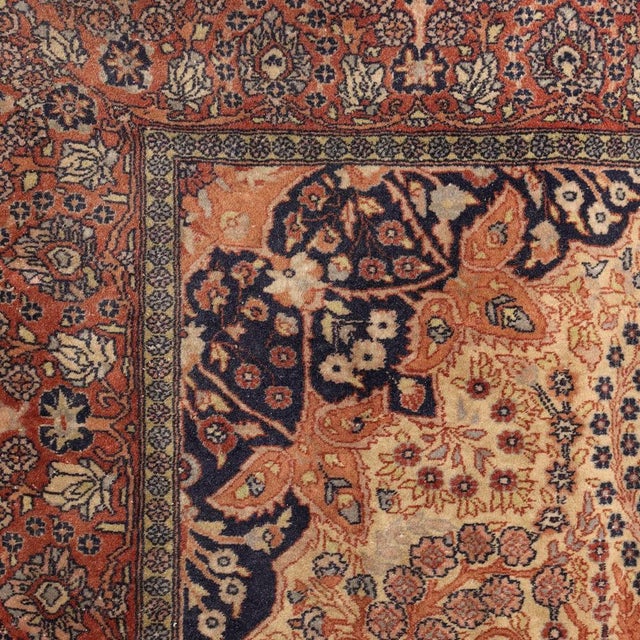 Lahore Cotton Wool Thin Knot Rug, India For Sale - Image 5 of 12
