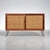 Extraordinarily unique teak cabinet Borge Mogensen teak cabinet. The warm, golden wheat colored caning makes this Borge...
