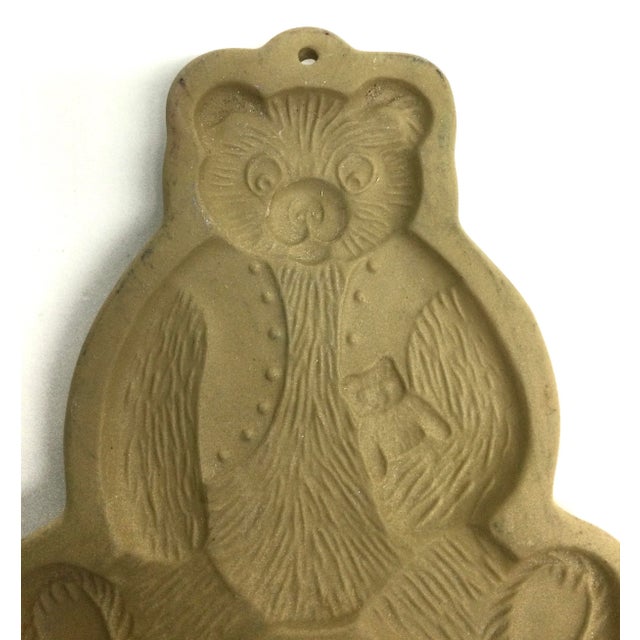 1984 Brown Bag Cookie Art Mold Bear Design For Sale In Portland, ME - Image 6 of 12