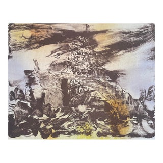 1982 Joe Pecsenke Wagner Opera Lithograph Flying Dutchman For Sale