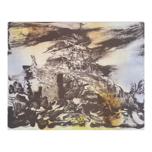 1982 Joe Pecsenke Wagner Opera Lithograph Flying Dutchman