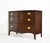 This mid century Federal-style chest features a gently curved front in rich mahogany, bringing warmth and subtle movement...