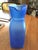Blenko Water Pitcher Frosted Blue For Sale - Image 4 of 9