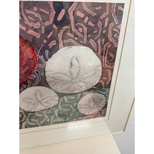 David Bennett "Sand Dollars" Original Painting, Framed For Sale - Image 4 of 12