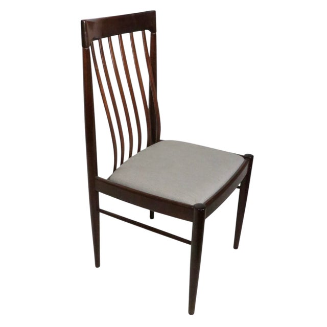 Set of Six Mid Century Danish Modern Dining Chairs by H. W. Klein for Bramin Mobler For Sale - Image 13 of 17