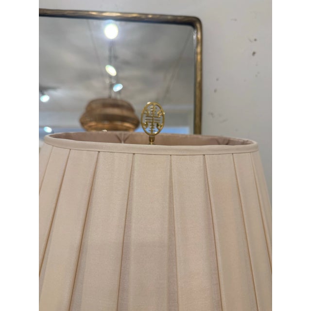 Metal Pair of Vintage Bronze Ormolu Table Lamps For Sale - Image 7 of 7