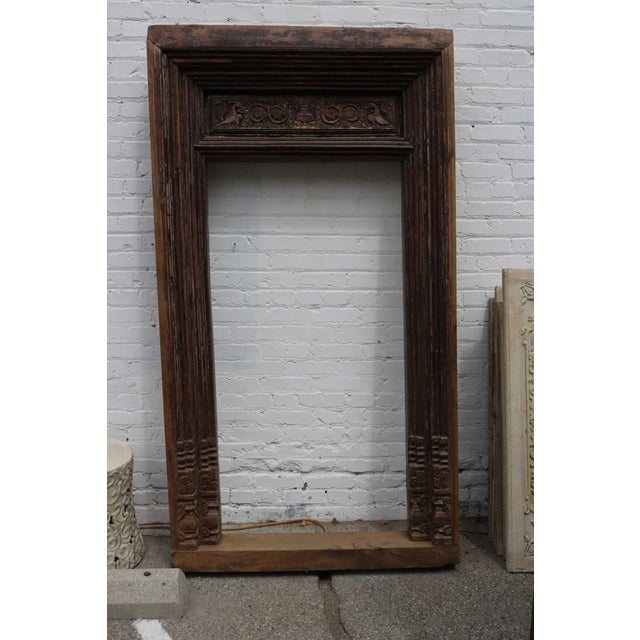 1910s Hand Carved Wood Door Frame Chairish