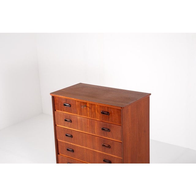 Mid-Century Scandinavian Modern Teak Dresser, 1960s For Sale - Image 12 of 13