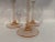 1990s Blush Stem Wine Glasses- Set of 3 For Sale In New York - Image 6 of 8