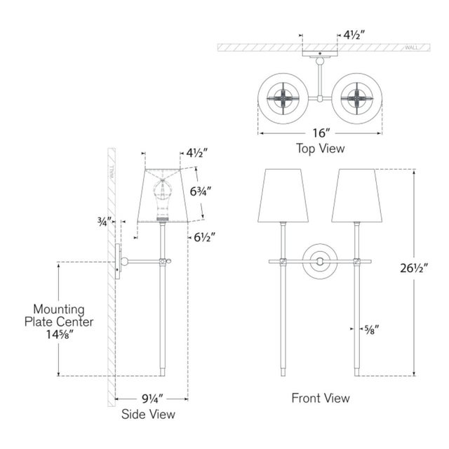 Description: With its clean design, Thomas O'Brien's Bryant series presents a versatile array of classic lighting options,...