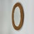 1960s French Riviera Oval Rattan Wall Mirror, France, 1960s For Sale - Image 5 of 12