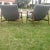 Mid-Century Modern Gray Chenille Mid-Century Lounge Chairs - a Pair For Sale - Image 3 of 7