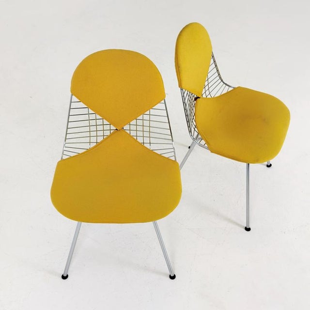 Mid-Century DKX-2 Wire Chair by Charles & Ray Eames for Herman Miller, 1970s For Sale - Image 6 of 15