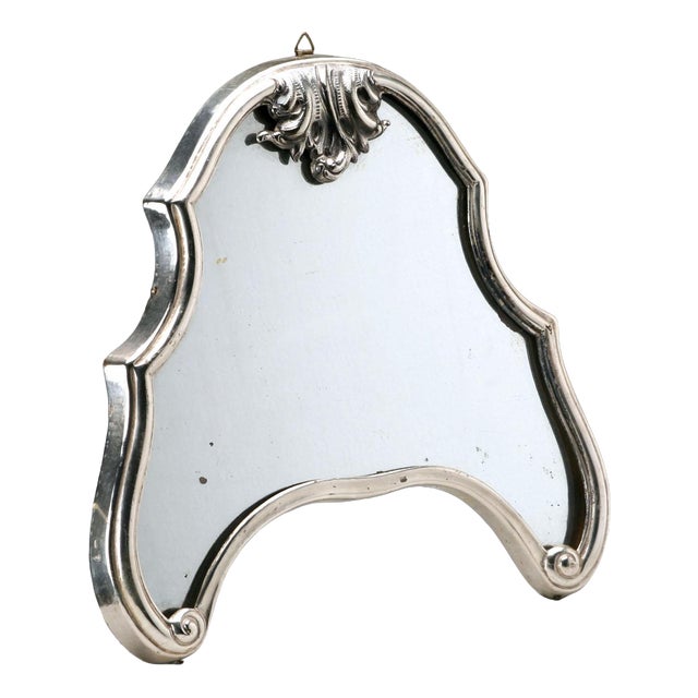 Miracoli Milano Silver Wall Mirror For Sale