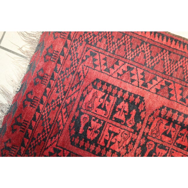 1940s, Handmade Vintage Afghan Ersari Rug 2.2' X 2.9' For Sale - Image 4 of 12