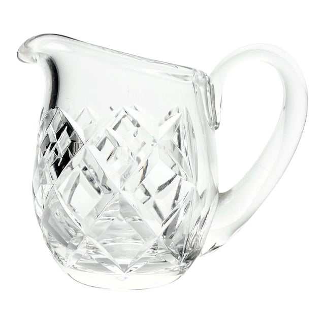 1970s Waterford Vintage Miniature Crystal Creamer Jug For Sale