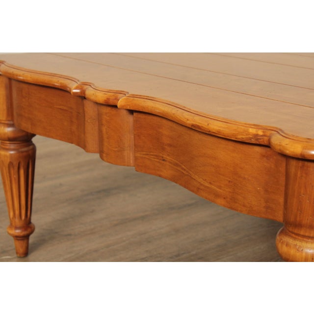 Early 21st Century Ethan Allen 'Legacy' Square Top Maple Coffee Table For Sale - Image 10 of 12