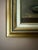 Dove Gray 1918 Rectangular Landscape Signed Rustic Still Life With Fish and Basket Oil Painting For Sale - Image 8 of 8