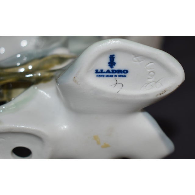 Lladro Turtle Dove Figurine 4550 Glossy Porcelain White Bird Spain Vintage For Sale - Image 14 of 14