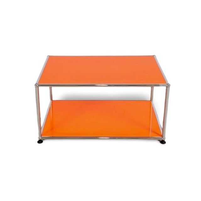 Orange Coffee Table by Fritz Haller forfrom USM Haller For Sale - Image 11 of 11