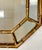 Chinoiserie Faux Bamboo Gold Giltwood Hexagonal Mirror For Sale In New York - Image 6 of 8