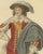 Jefferys, English Nobleman in 1640, Cavalier Dress with Plumed Hat, Jefferys, 1757, Engraving For Sale - Image 4 of 9