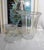 Vintage Heavy Crystal Glass Hurricane Candle Lamp For Sale - Image 10 of 18