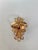 Modern Set in 18k Rose Gold, Pink Sapphires, Tourmaline & Diamond Cluster Cocktail Ring, Size 6 For Sale - Image 3 of 11