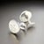 1990s Pair of Authentic Gucci Estate Mens Cufflinks Sterling Silver For Sale - Image 4 of 8