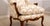 Pair Vintage French Louis XV Style Carved & Upholstered Bergere Chairs For Sale - Image 10 of 18