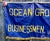 1920s 1940s Vintage Ocean Grove New Jersey Businessmen Inc. Satin Banner Flag For Sale - Image 5 of 6