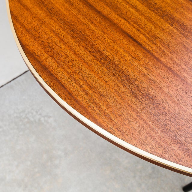 Restored 1950s Paul McCobb Mahogany & Brass "Connoisseur Collection" Expandable Dining Table For Sale - Image 12 of 18