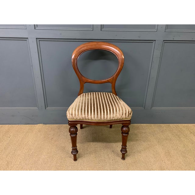 Brown Victorian Mahogany Chairs from Wylie & Lochhead, 1865, Set of 8 For Sale - Image 8 of 16
