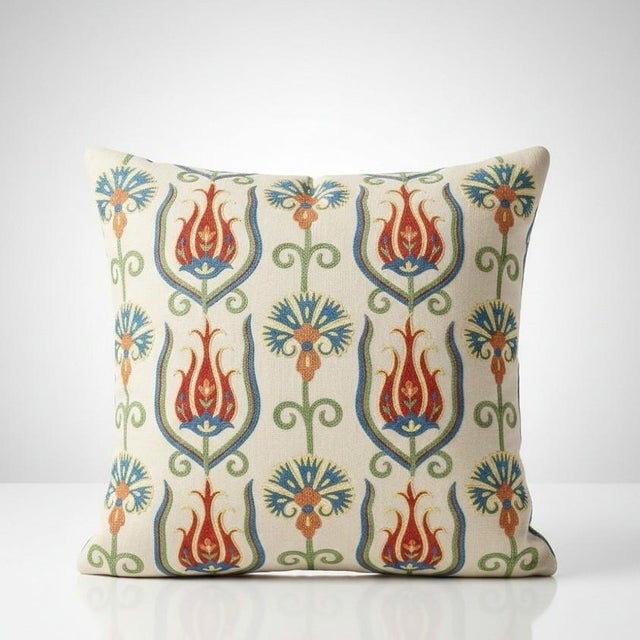 New Hand-Embroidered 100% Silk Cushion Cover – Authentic Uzbek Textile Art Elevate your home décor with this exquisite...