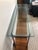 Mid 20th Century Vintage Modern Flat-Bar Chrome Console Table For Sale - Image 5 of 7