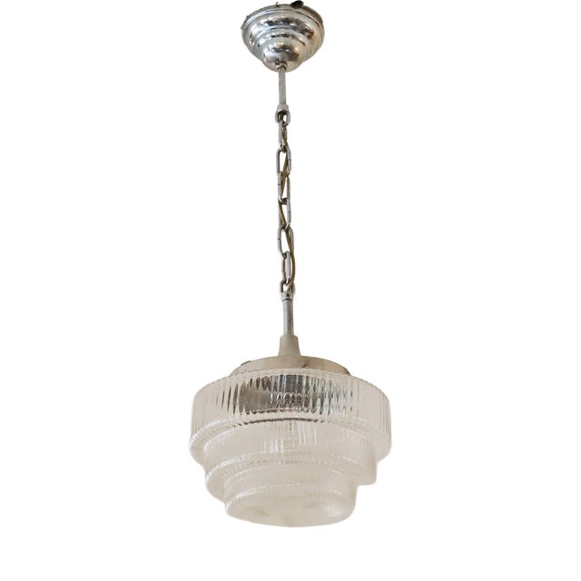 Art Deco Hanging Lamp, 1920s For Sale