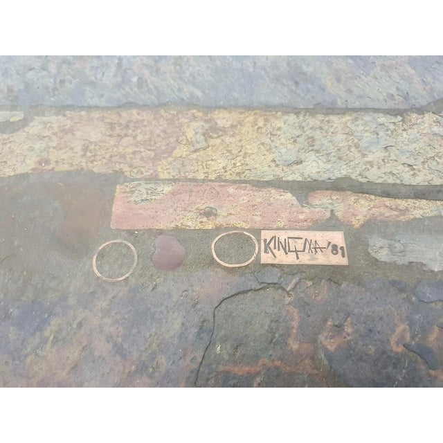 Dutch Stone Coffee Table by Paul Kingma, 1981 For Sale - Image 9 of 14