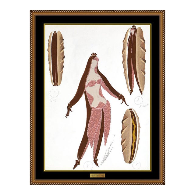 Early 20th Century Hot Dog, Erté For Sale