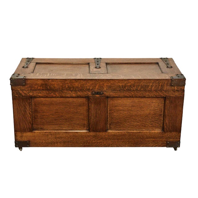 Early 20th Century Arts & Crafts Trunk For Sale