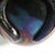Mid-Century Hand-Blown Murano Iridescent & Black Glass Vase W/ Sculptural Detail For Sale - Image 14 of 14